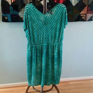 Trendy mini dress with tiny stud details